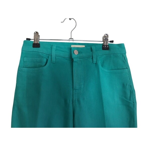 L'Agence Jeans Women's Size 25 Spearmint Saada Crop Slim Raw Hem - Picture 3 of 10
